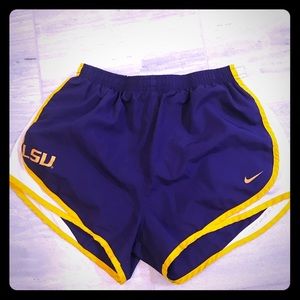 Nike LSU dry fit shorts